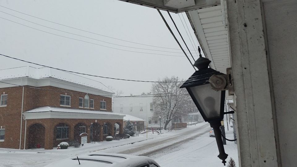 Friday 1/22: This was around 4:00: thicker and deeper!