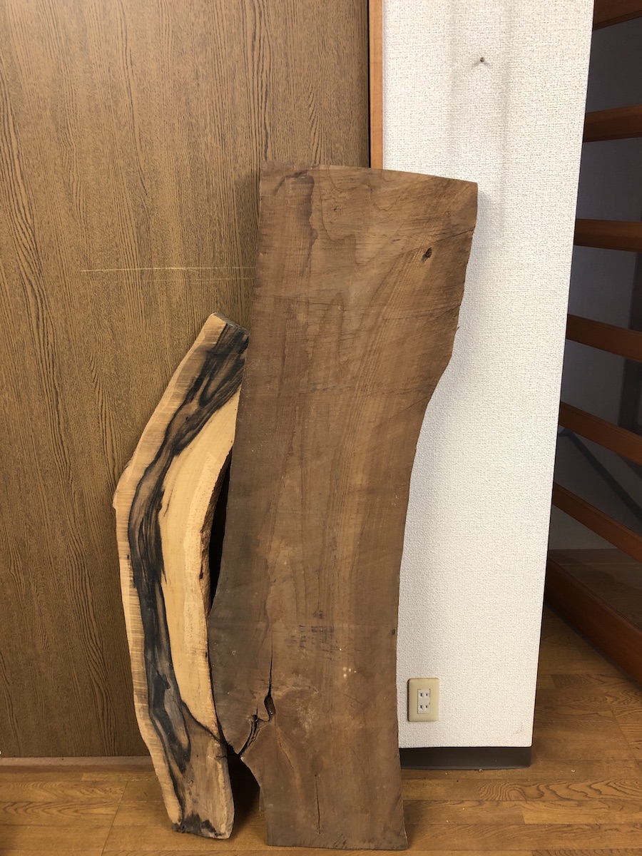 山桑と黒柿