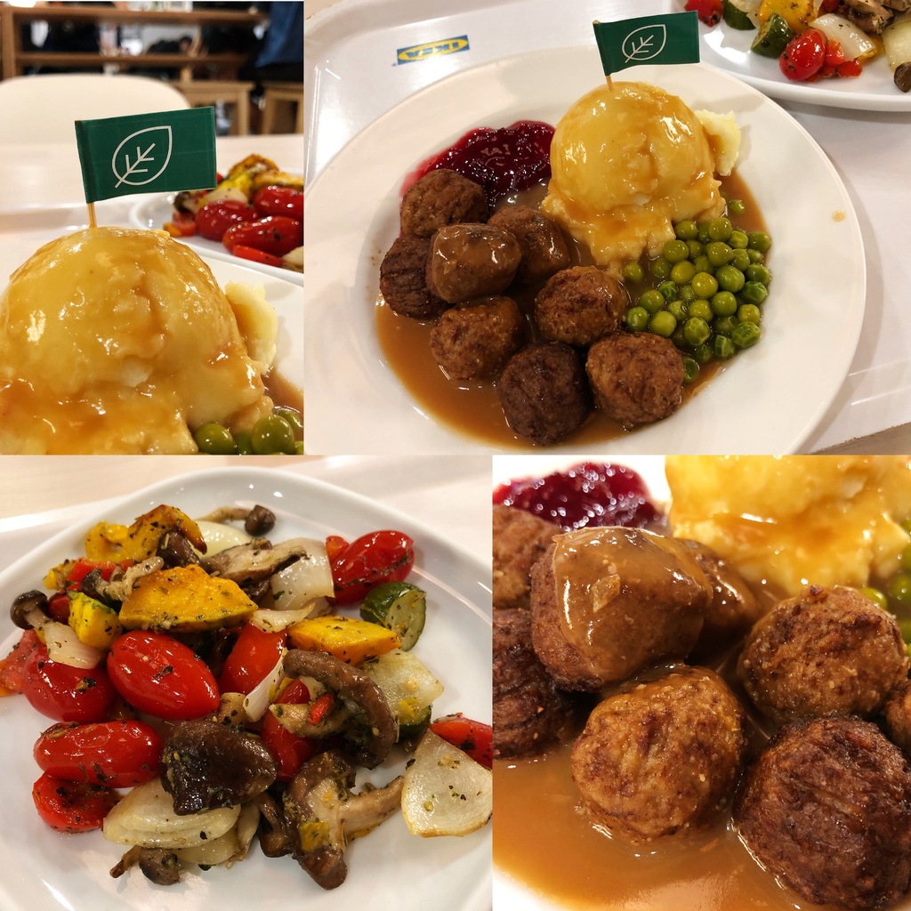 Ikea植物素肉丸好吃嗎 Ikea宜家家居餐廳 福妞食旅
