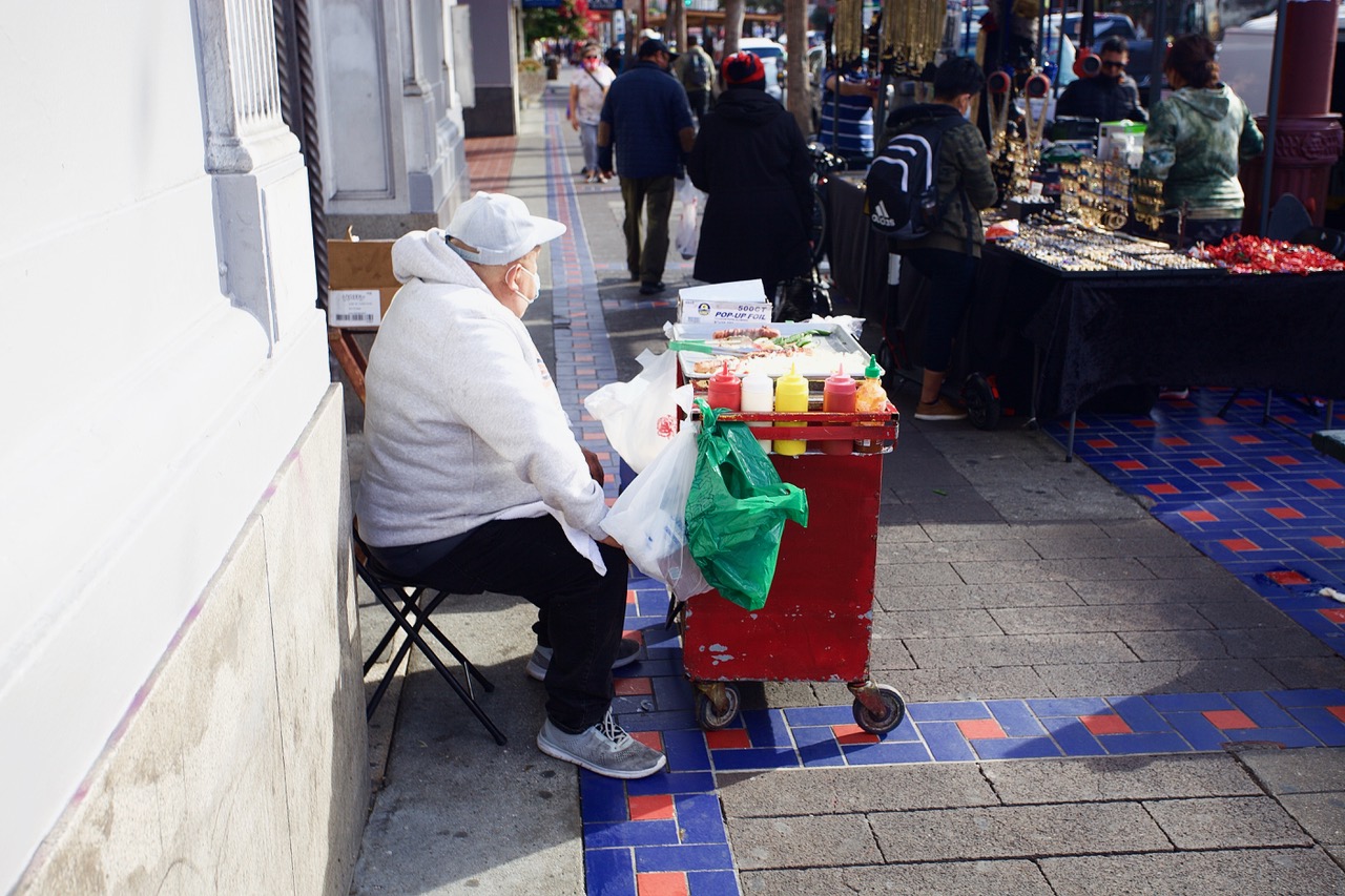 Vendor on Mission Street
