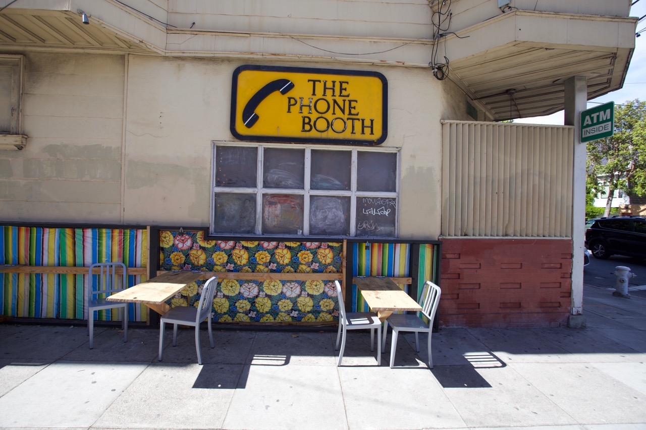The Phone Booth Bar on South Van Ness and 25th Streets