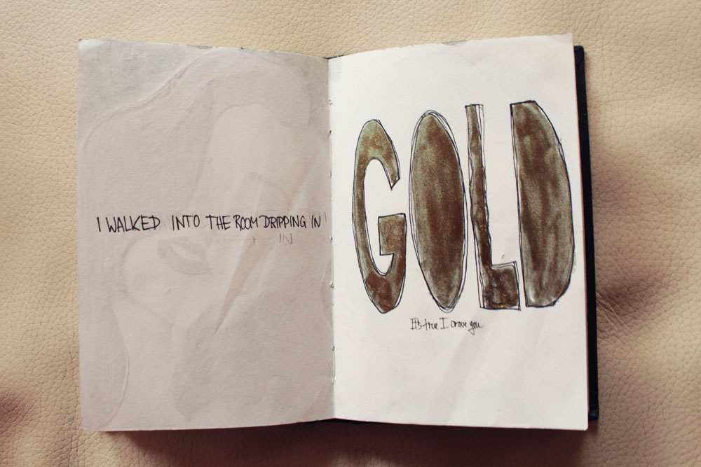 The gold just seemed fitting so I had to touch this one up as well