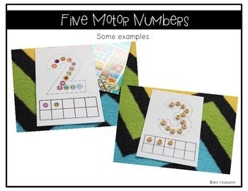number practice interactive printables bundle miss