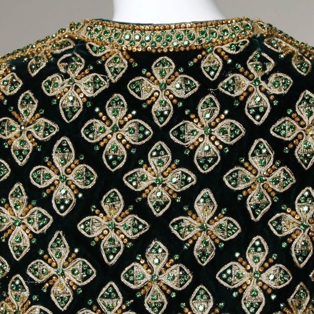 Embellished jacket by Marie McCarthy for Larry Aldrich