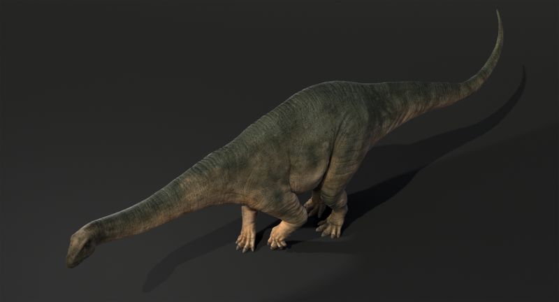 Brontosaurus Rigged Missset - Geometric Textures - Ultra HD Ultra HD Collection