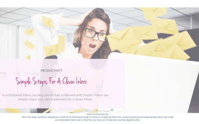 Action Steps For A Clean Inbox