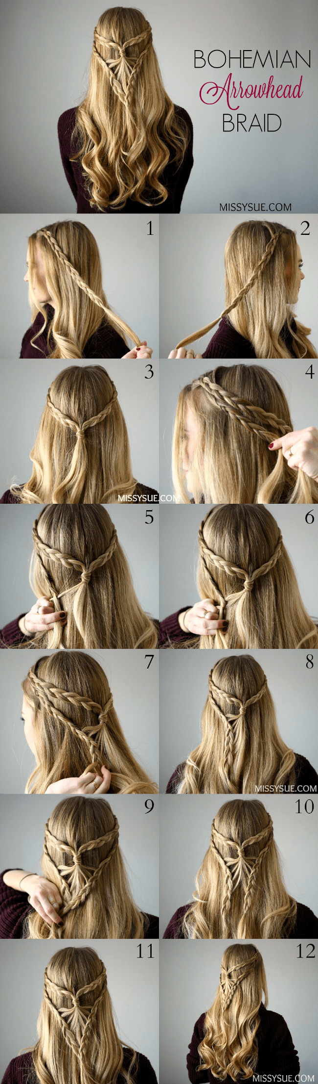 Boho braids tutorial