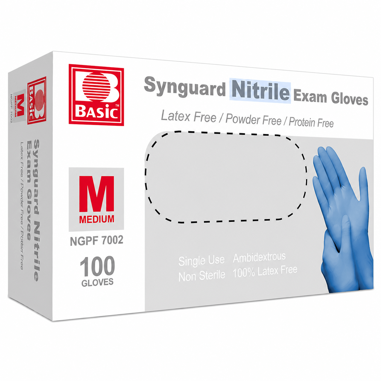 nitrile exam gloves