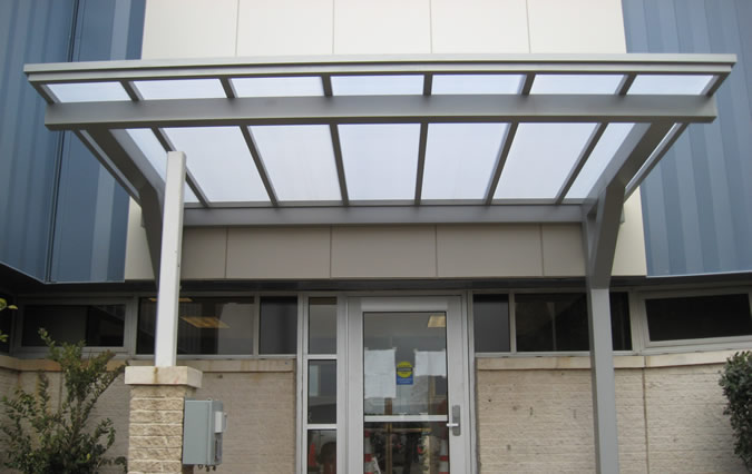 decorative aluminum canopy