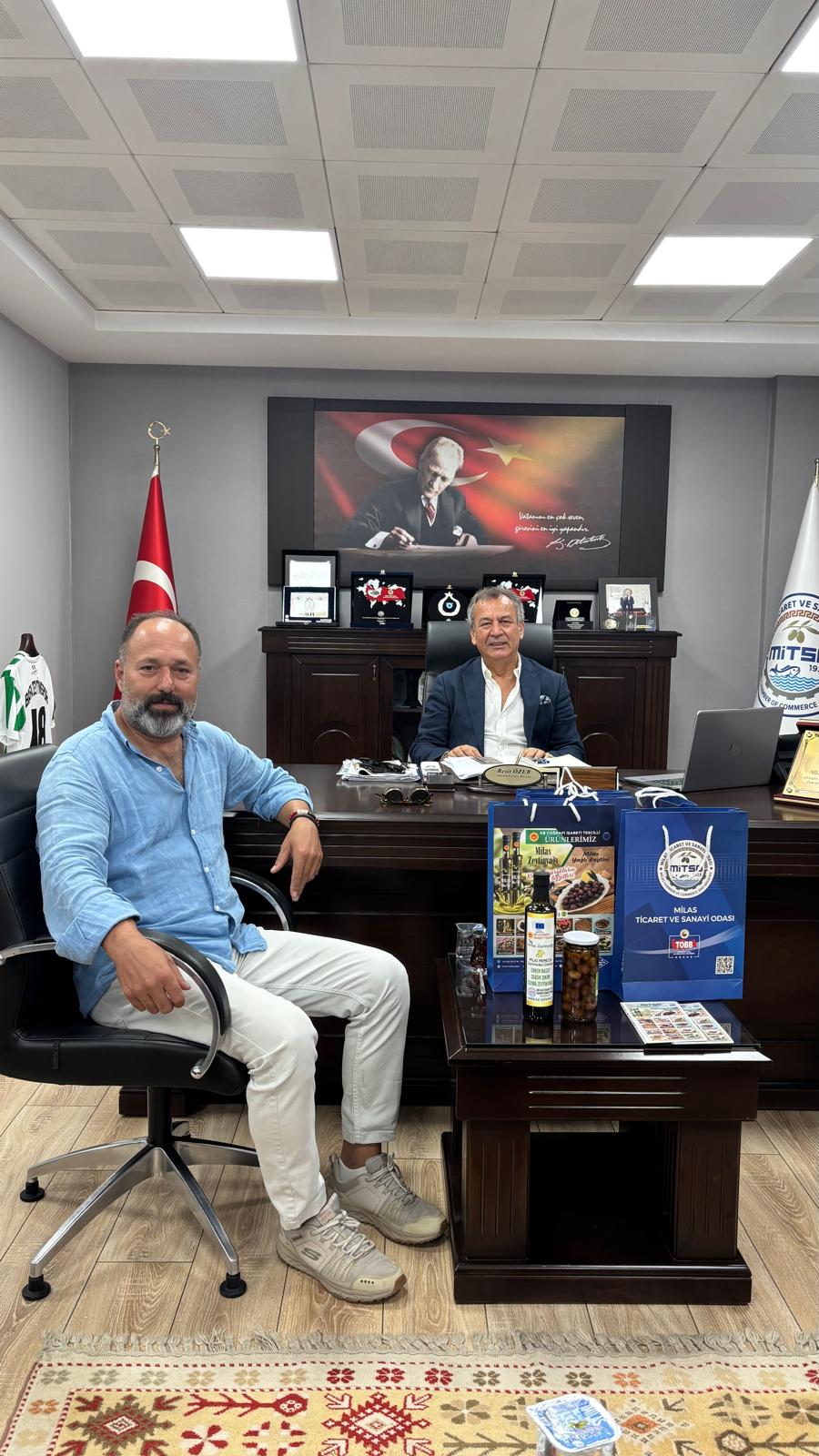 Şef Ahmet Çetin’den MİTSO’ya Ziyaret