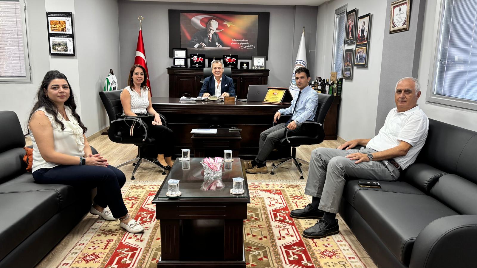 Milas SGK’dan MİTSO’ya Ziyaret