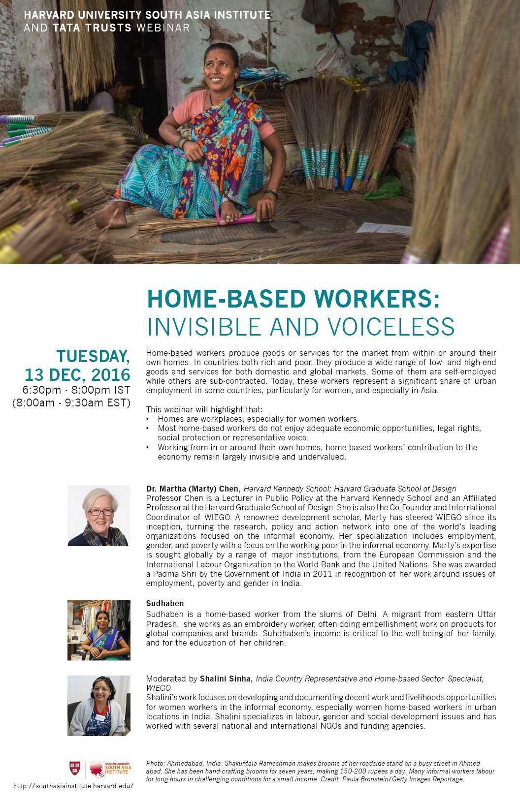 Webinar: Home-Based Workers: Invisible and Voiceless • The Lakshmi 