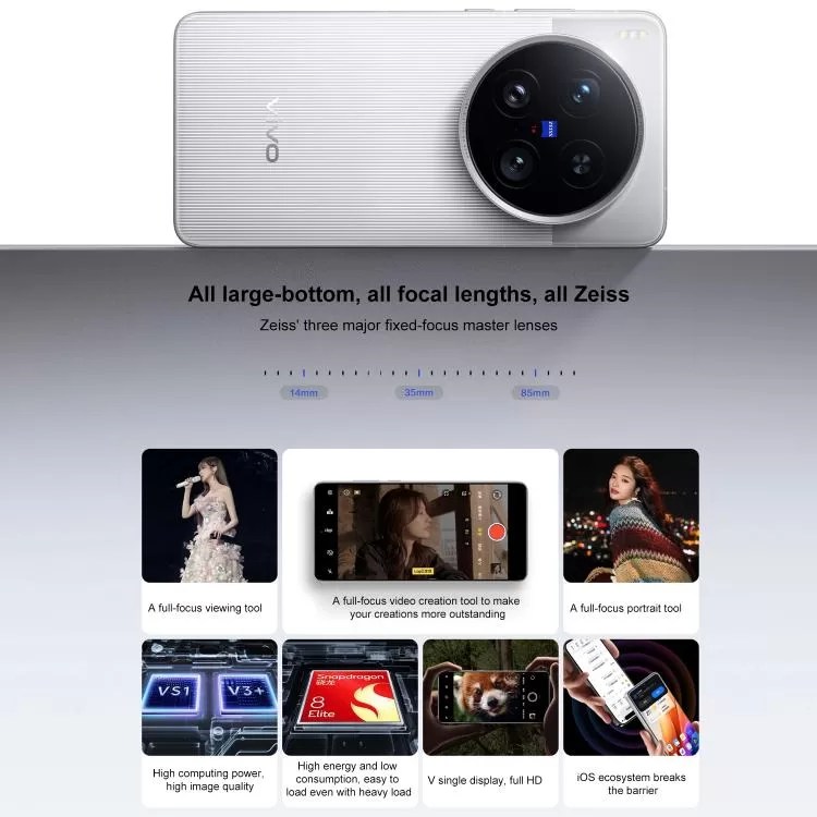 vivo X200 Ultra 16GB+512GB 5G Android 15 Flagship Smartphone