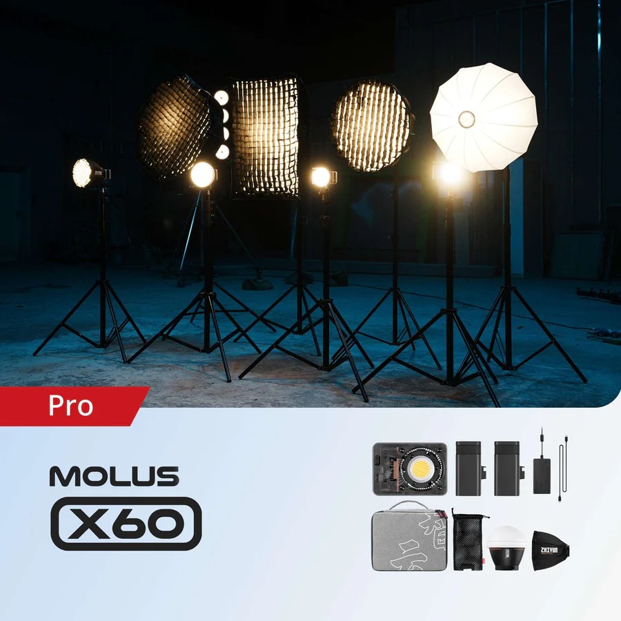 Luz Portatil 60W Molus X60 PRO Zhiyun - Imagen 10
