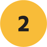 A large black number 2 centered on a yellow circle with a light gray background. - Mixan Mudjacking A large black number 2 centered on a yellow circle with a light gray background.