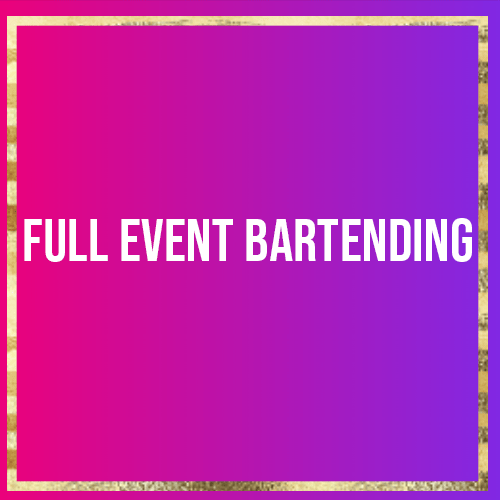 Full Event Bartending