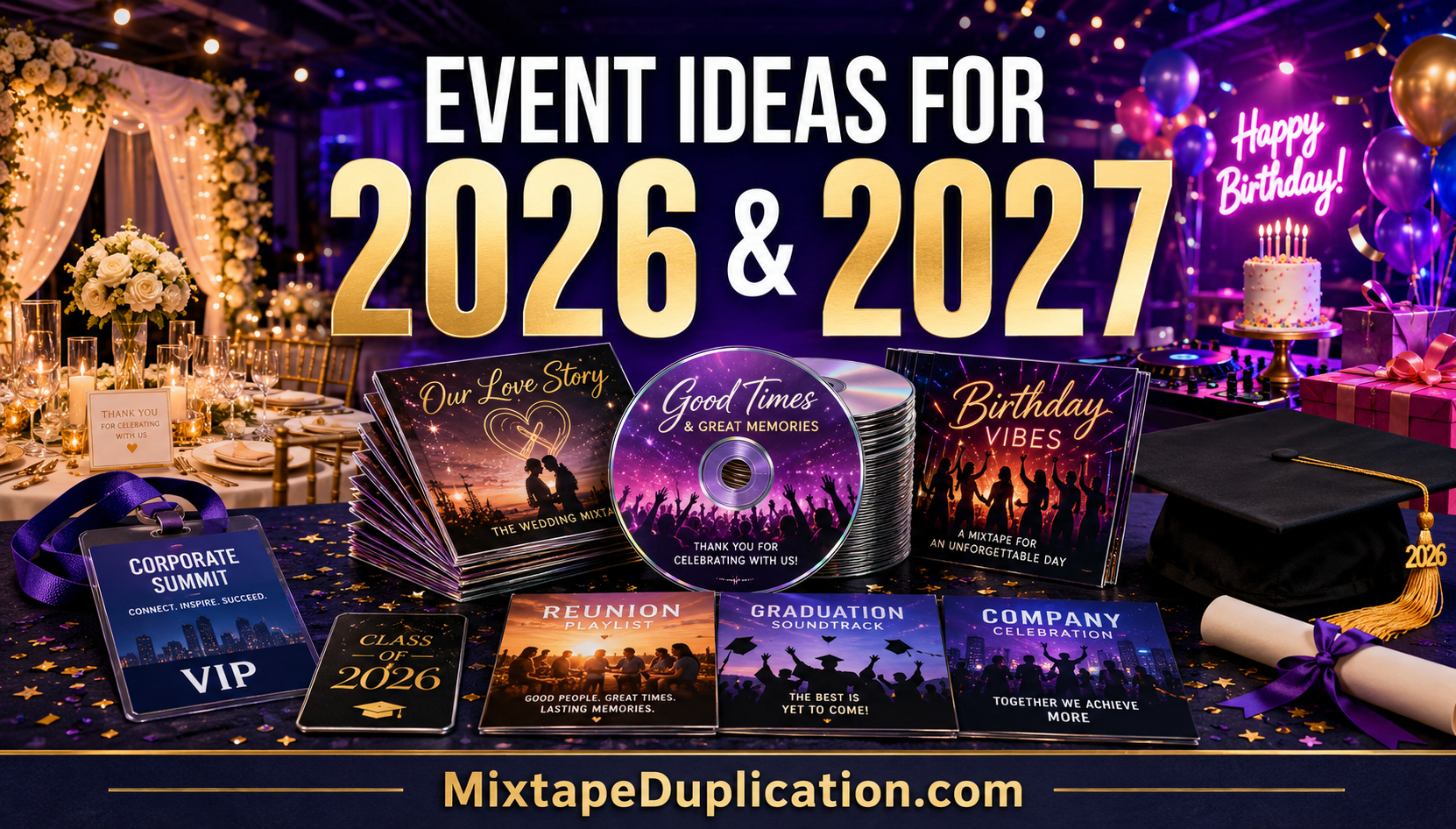 Event Ideas for 2026 and 2027
