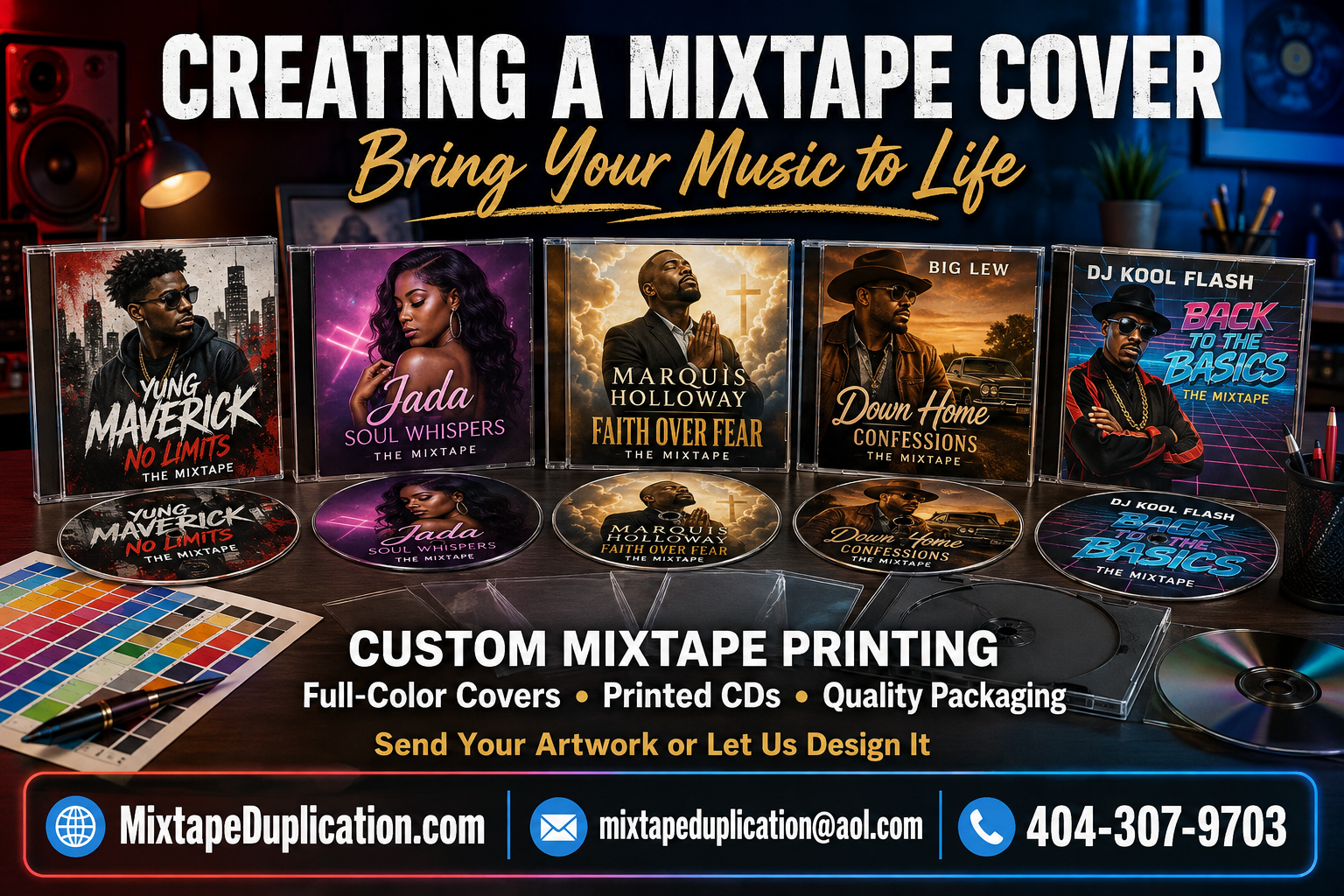 Creating a Mixtape Cover