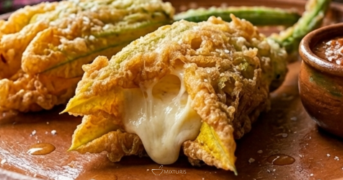 Flores de calabaza rellenas: 5 secretos y receta