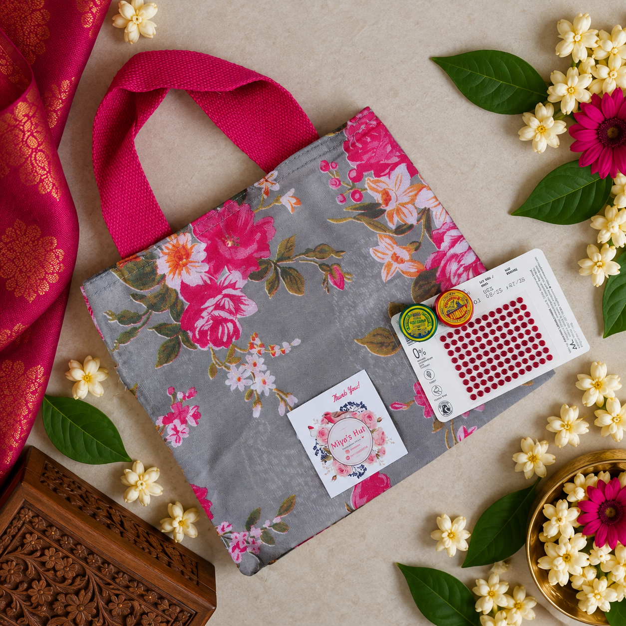 Floral Thambulam Bag Combo