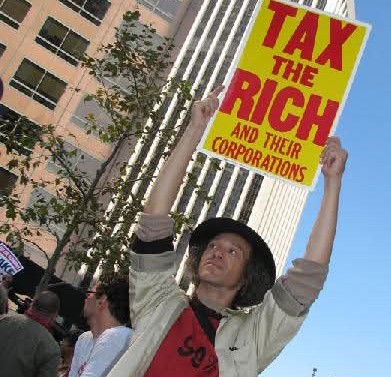 TAX THE RICH by Mark Lipman-USA