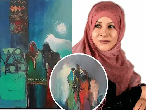 تشكيلية عُمانية: العلاقة بيني وبين أعمالي هي علاقة حوار وتآخي وأخذ وعطاء..حاورها: بسام الطعان