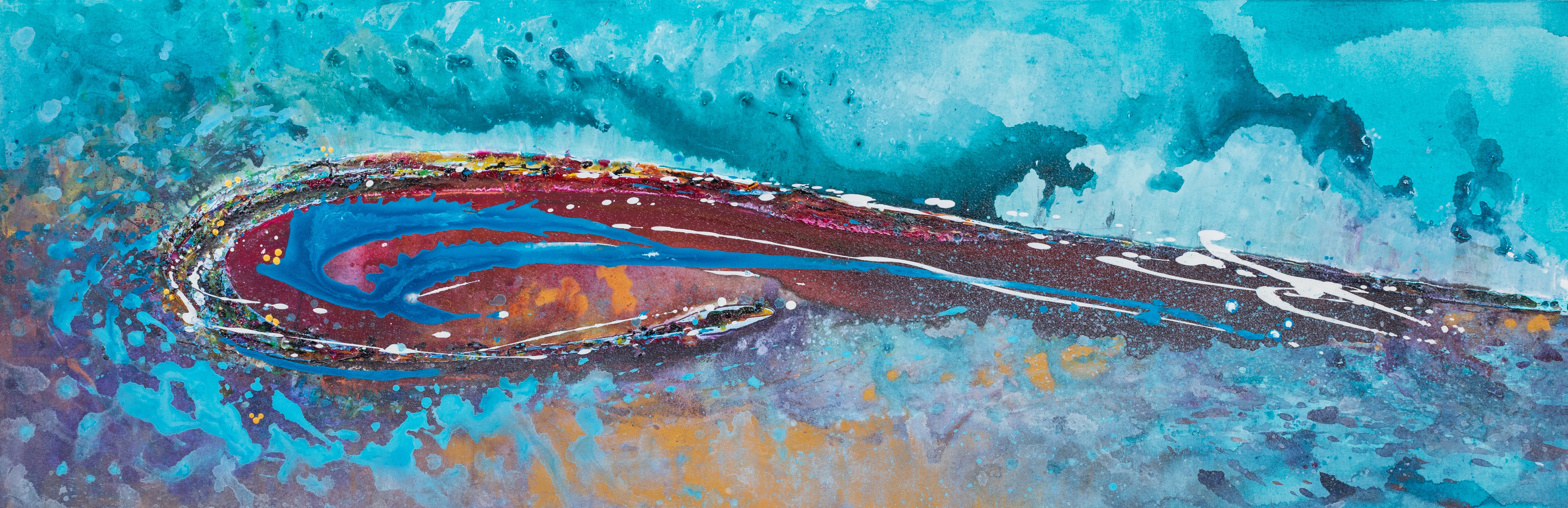 ÉRUPTION │ 72x24 - Vendue