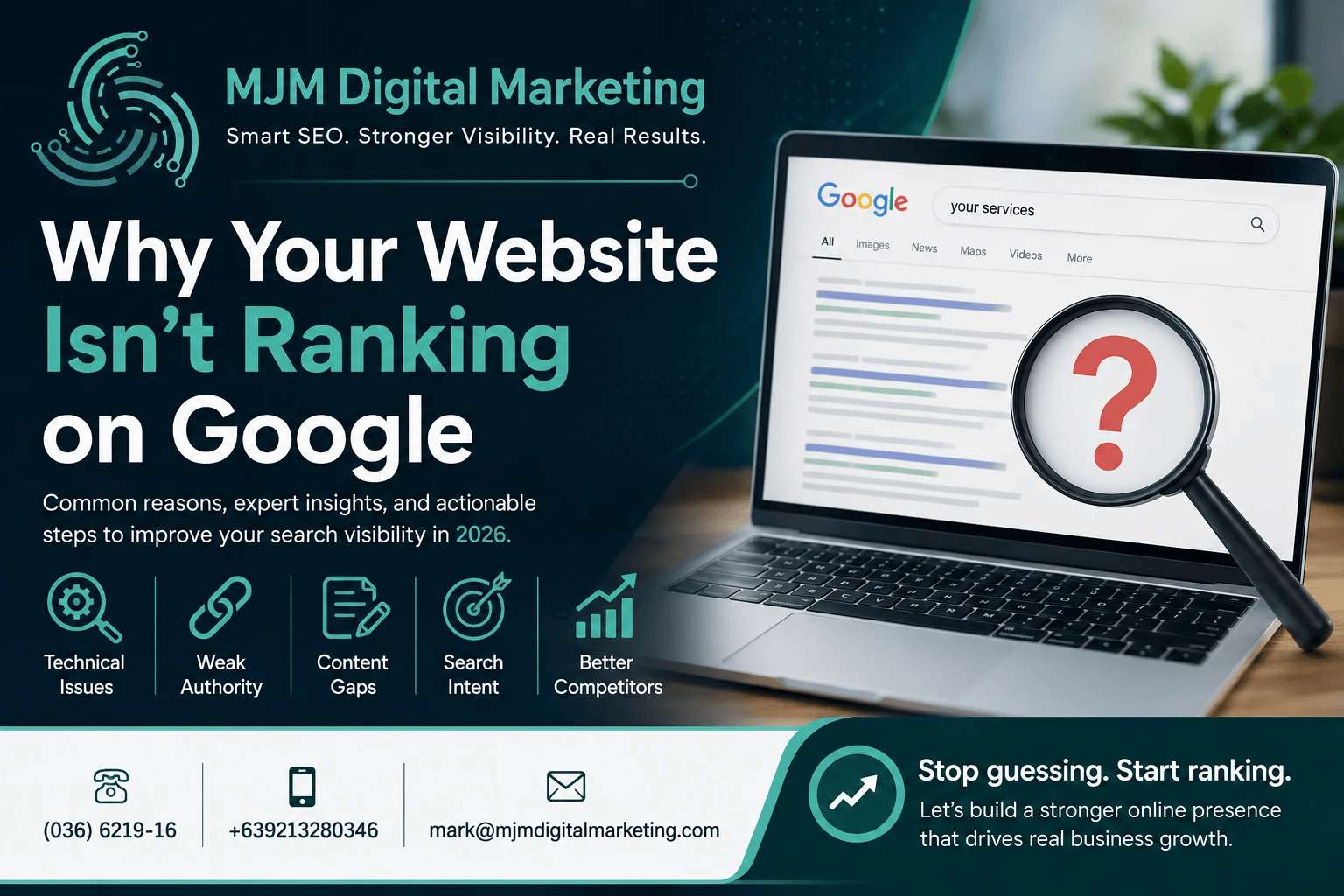 Why Your Website Isn't Ranking on Google