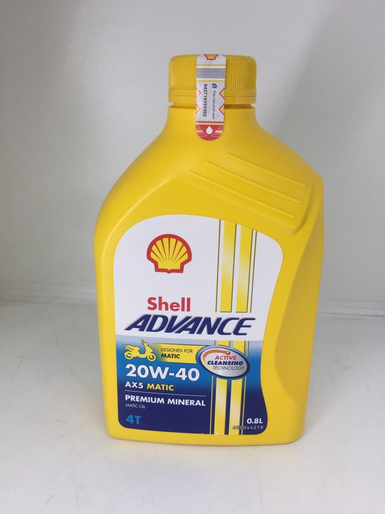 Shell Advance Matic Series kemasan isi 650ML, 800ML & 1 Liter