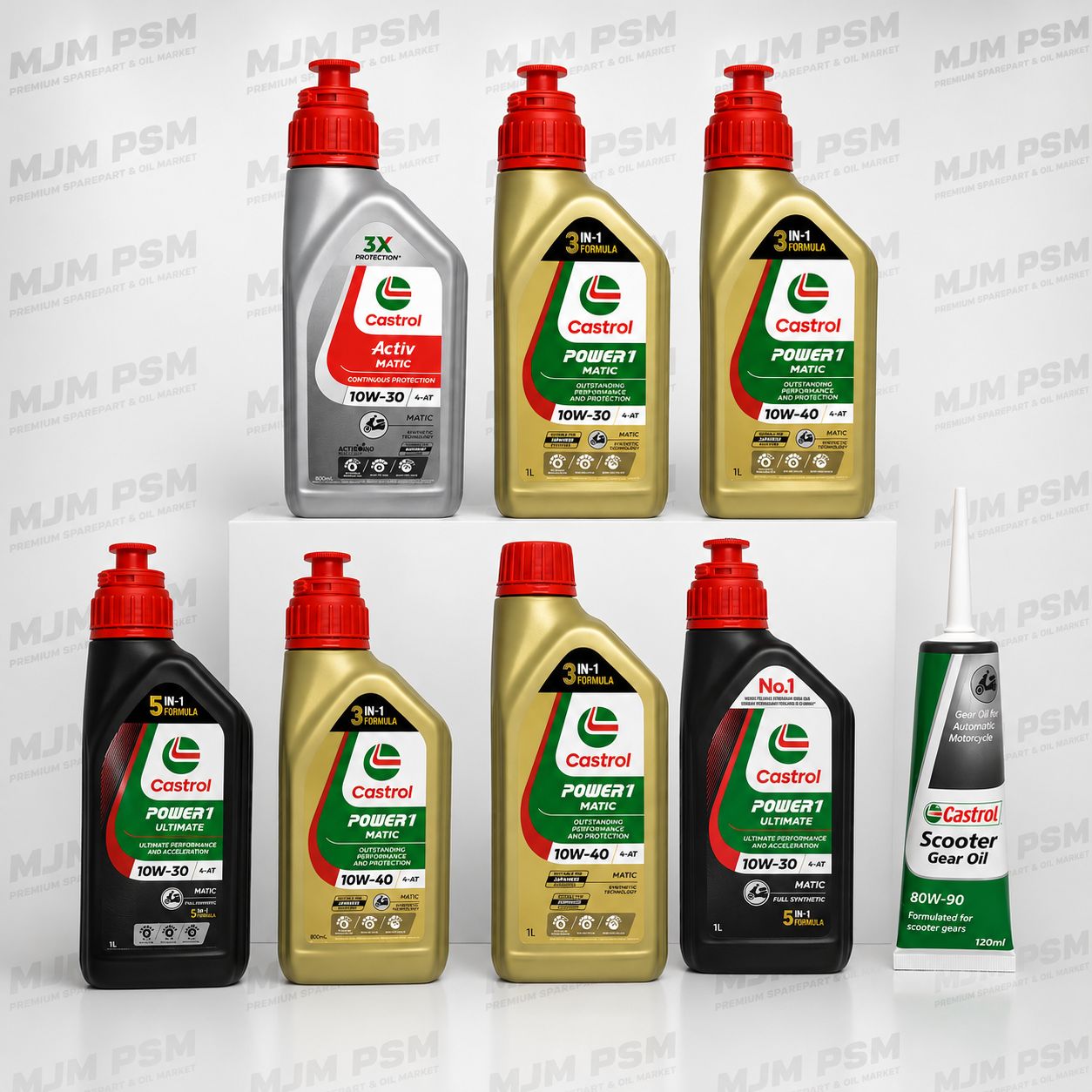 Castrol Matic Series Pelumas Motor Matic kemasan isi 800ML & 1 Liter