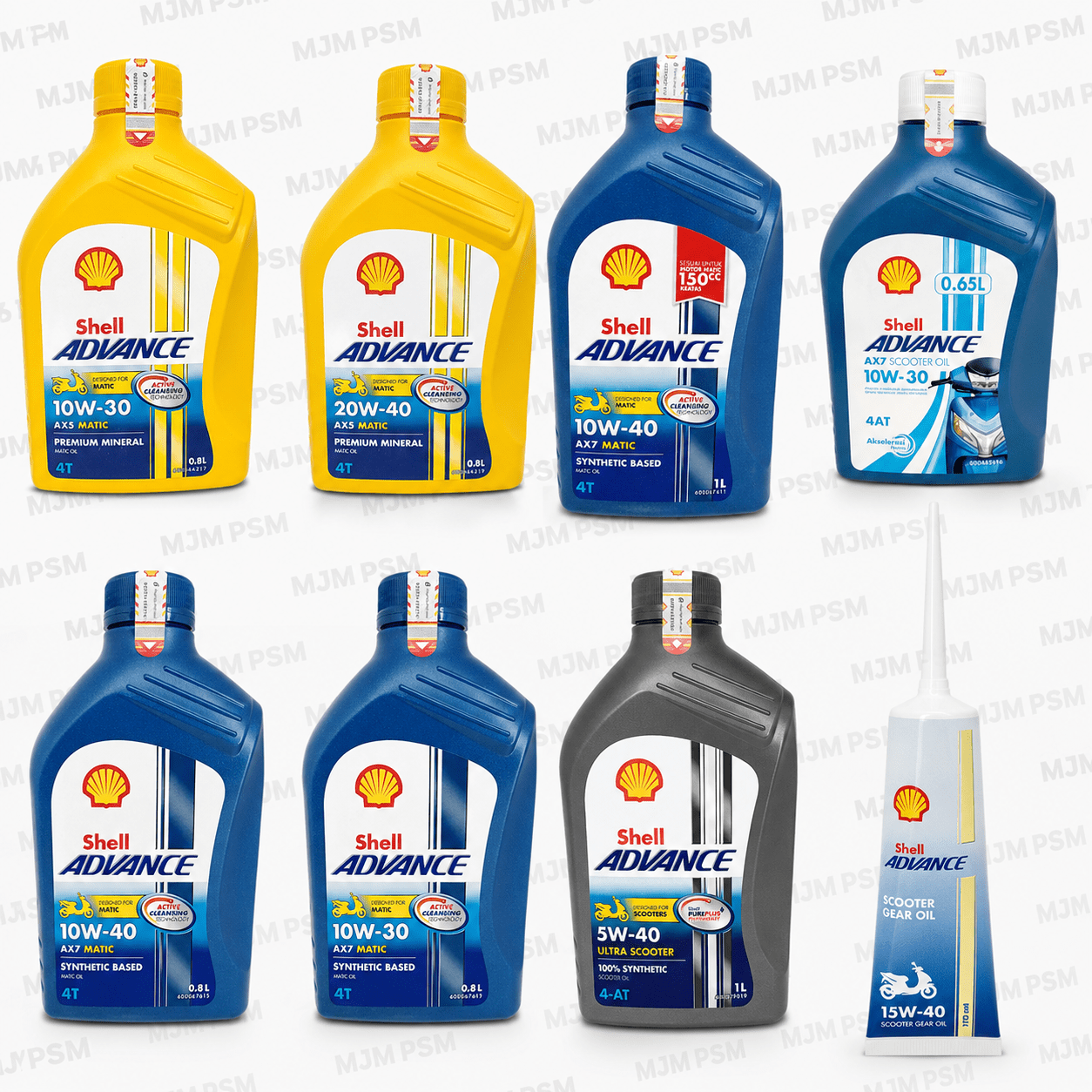Shell Advance Matic Series kemasan isi 650ML, 800ML & 1 Liter