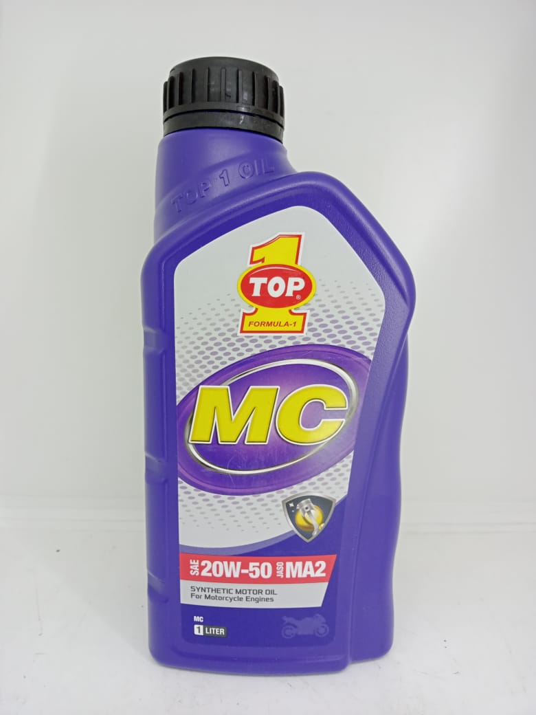 Top1 MC Sae 20w/50 Pelumas Motor Manual 800ML & 1 Liter