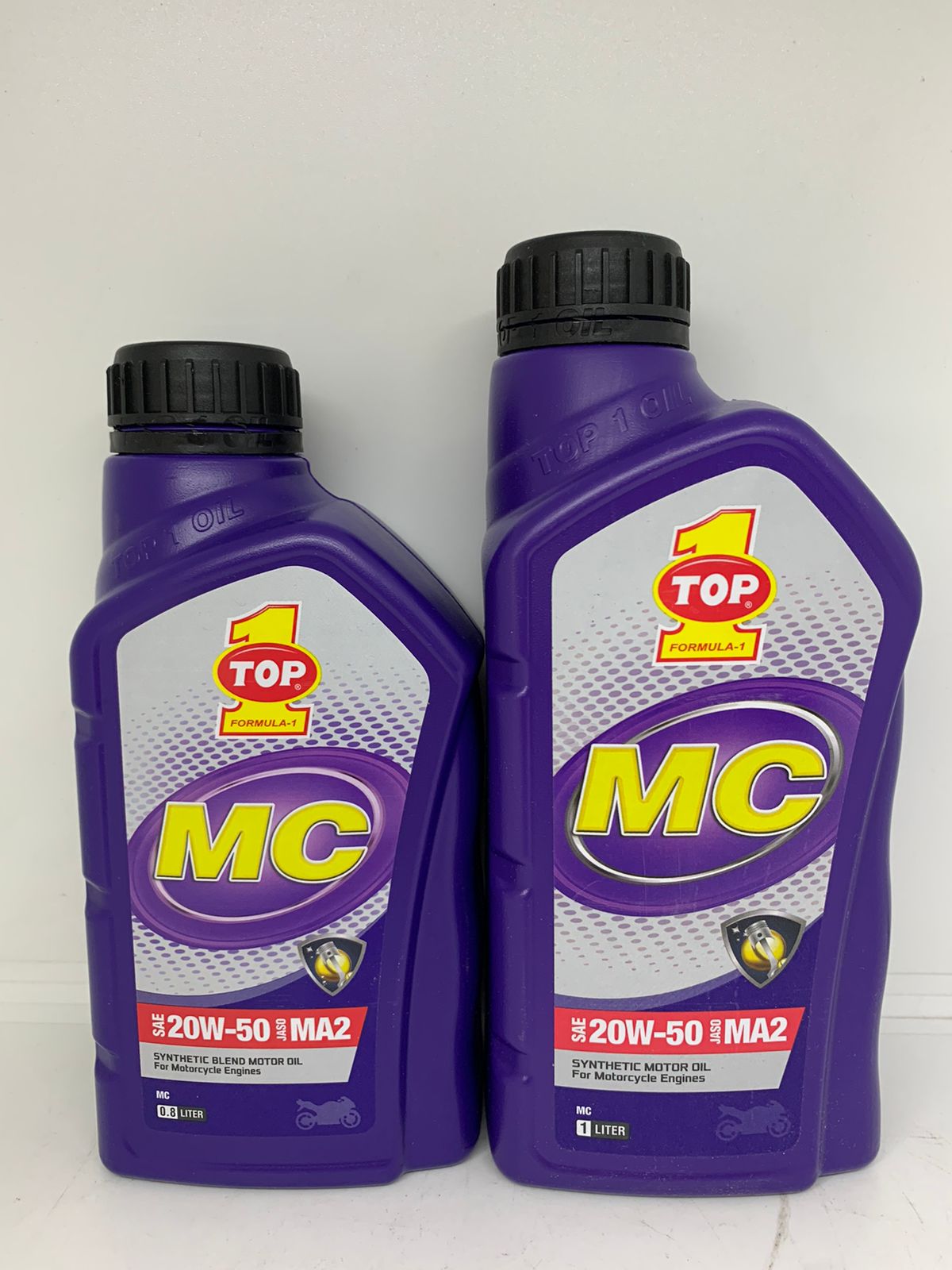 Top1 MC Sae 20w/50 Pelumas Motor Manual 800ML & 1 Liter
