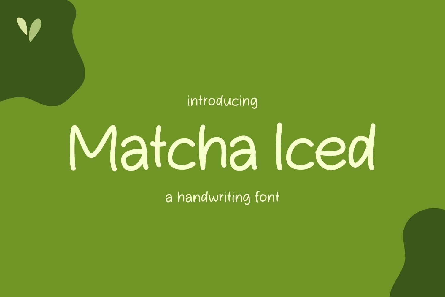 Matcha Iced