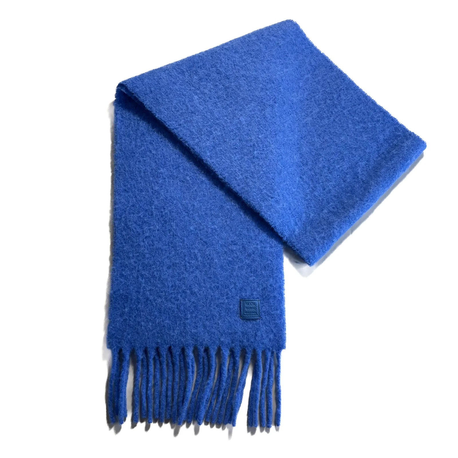 Lia Scarf. Alpaca and silk. Calm blue – Mjúk Iceland