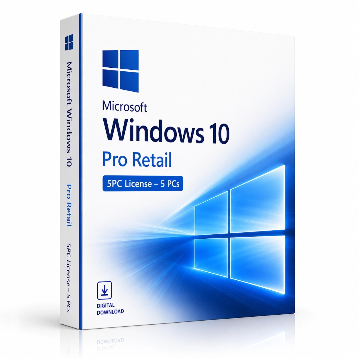 Windows 10 Pro Retail 5PC Licenses