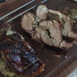 Nakkefilet med pesto