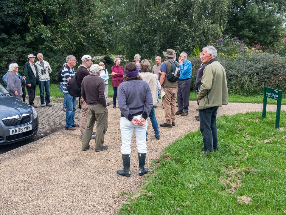 Loughton Brook - Briefing in the car park