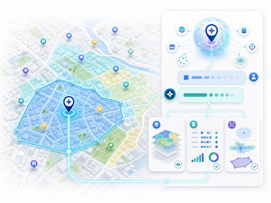 Examples of zone analysis types with GIS MktCompass.