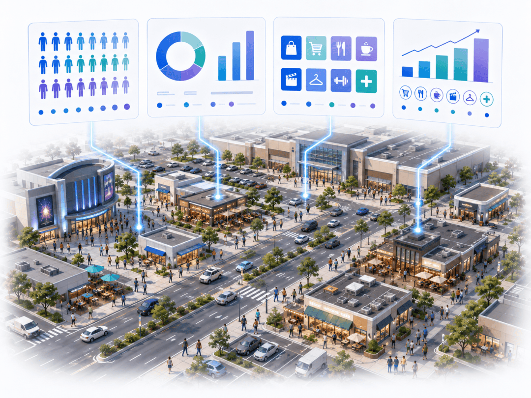 Map of total jobs by urban area in Phoenix, Arizona.