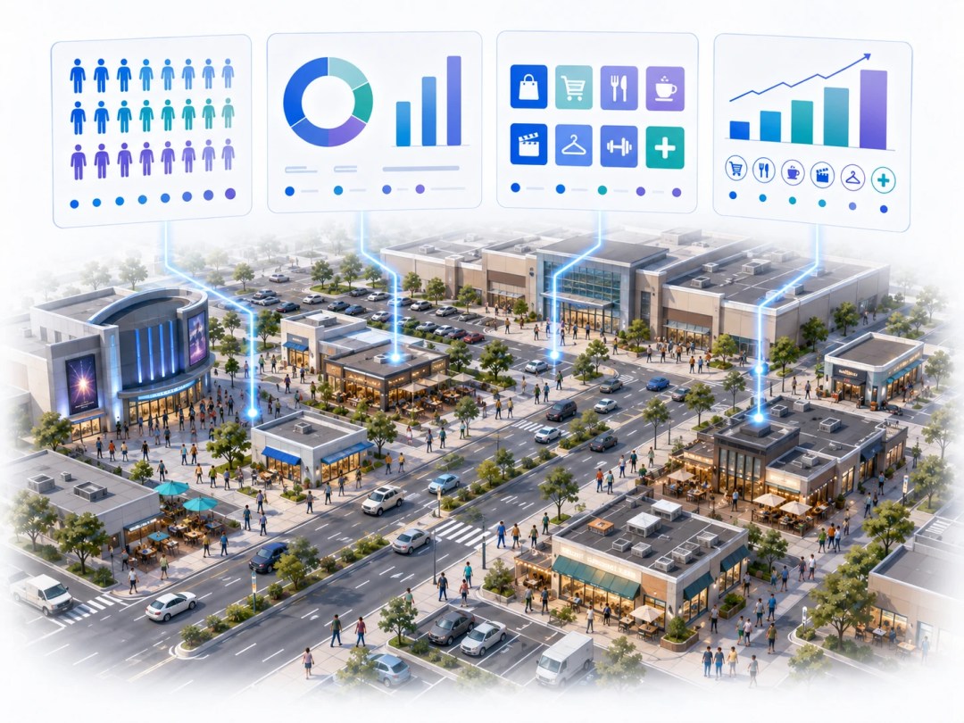 Map of total jobs by urban area in Phoenix, Arizona.