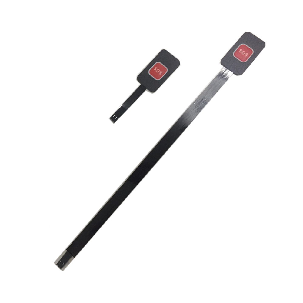 1-Key Single Button Membrane Switch – Line Length 100mm Or 200mm – Thin Film Switch For Projects