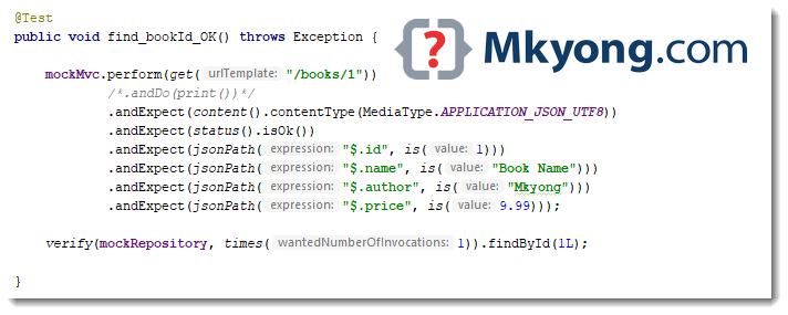 Spring Rest Integration Test Example Mkyong I had been googling for many times but I did not get any satisfactory example on REST using Jersey 26 with Spring and Grizzly web server.