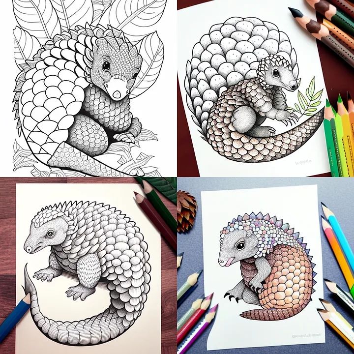 Coloring Page Prompteca - Artistic Light Pattern - 4K