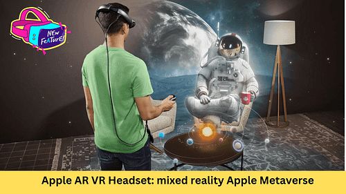 Apple Ar Vr Headset Futuretechverse - Premium Mountain Illustration - Desktop
