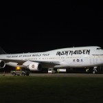 Ed Force One, Iron Maiden's plane lands at Cardiff