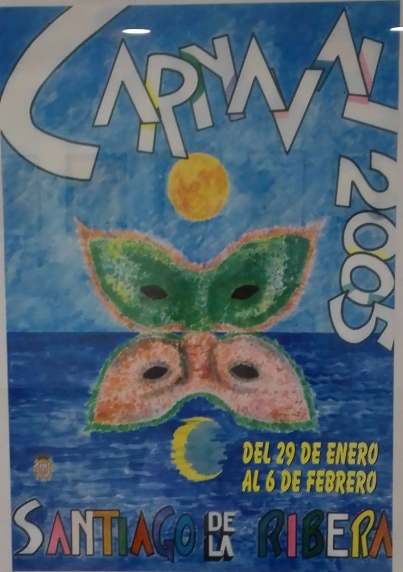 Cartel Del Carnaval Carnaval Santiago De La Ribera - Download Beautiful Light Photo | HD