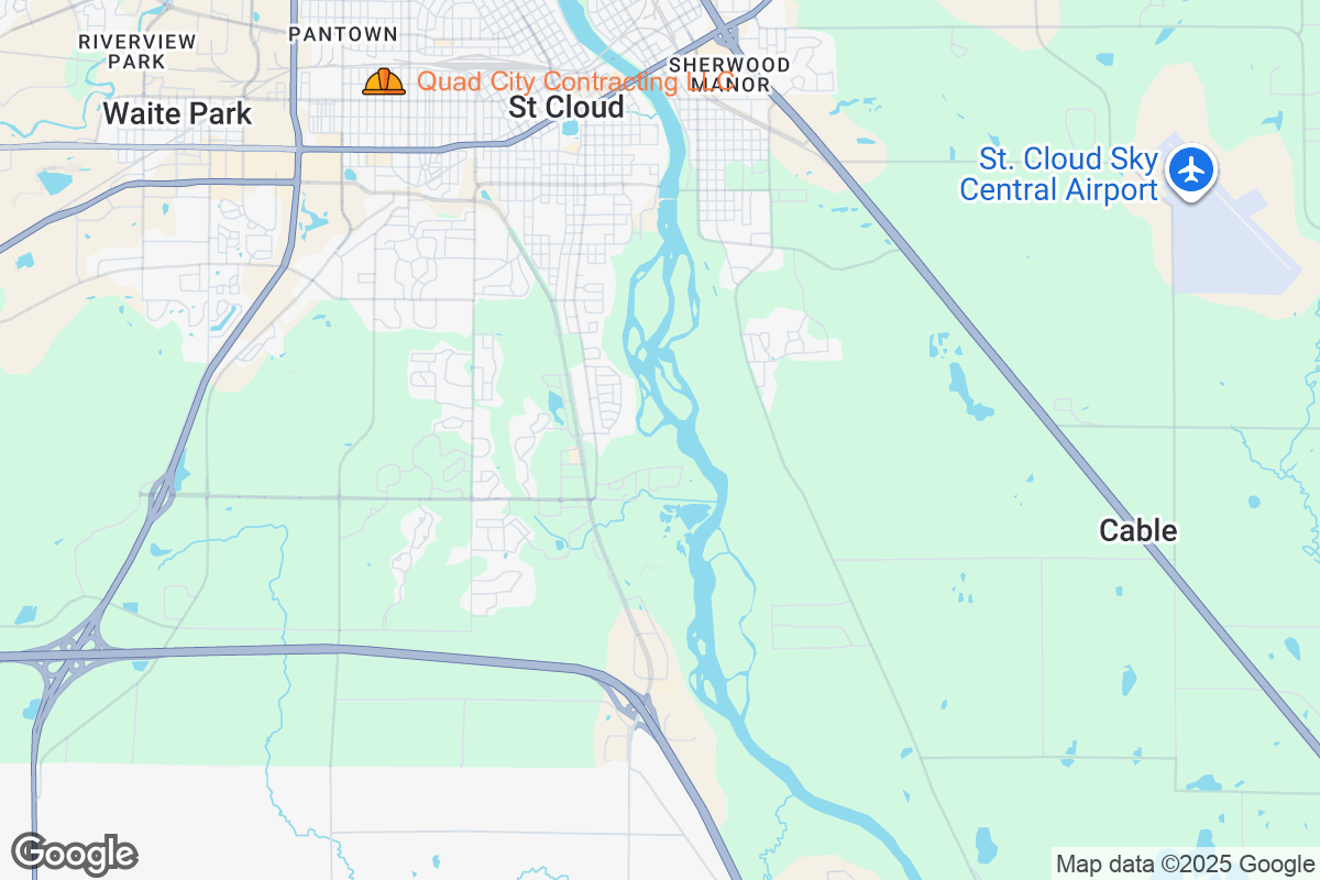 Saint Cloud Roof Replacement Costs MN Powered By AI Jul 2026 Map Saint Cloud Minnesota Composite 