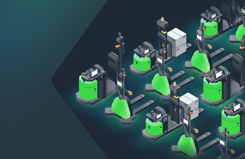 Industry Warehouse Robots - Best Geometric Textures in Desktop