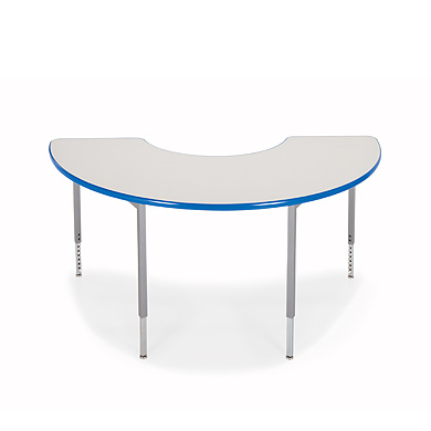 Interchange Half Moon Activity Table Smith System - Classic Colorful Art - High Resolution